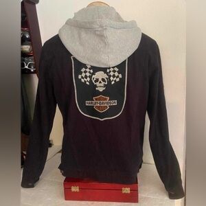 Harley Davidson Mens 2XL Hooded Jacket New With Tags